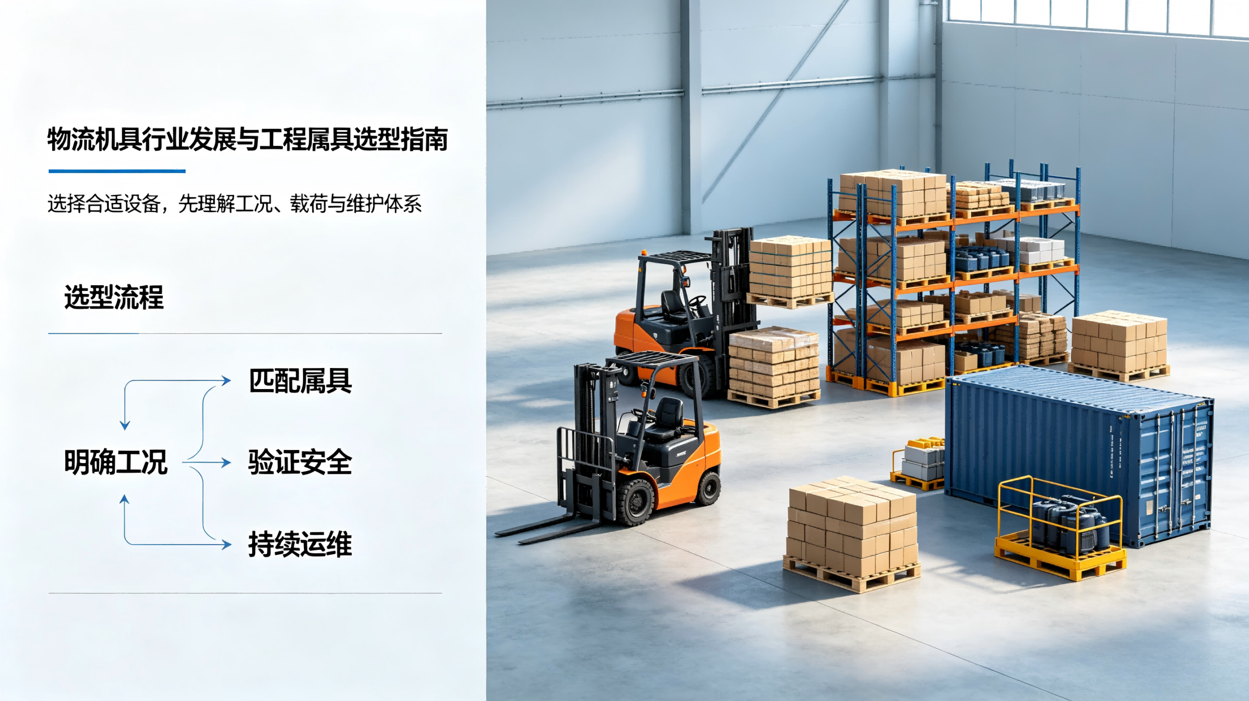 物流机具行业发展与工程属具选型指南