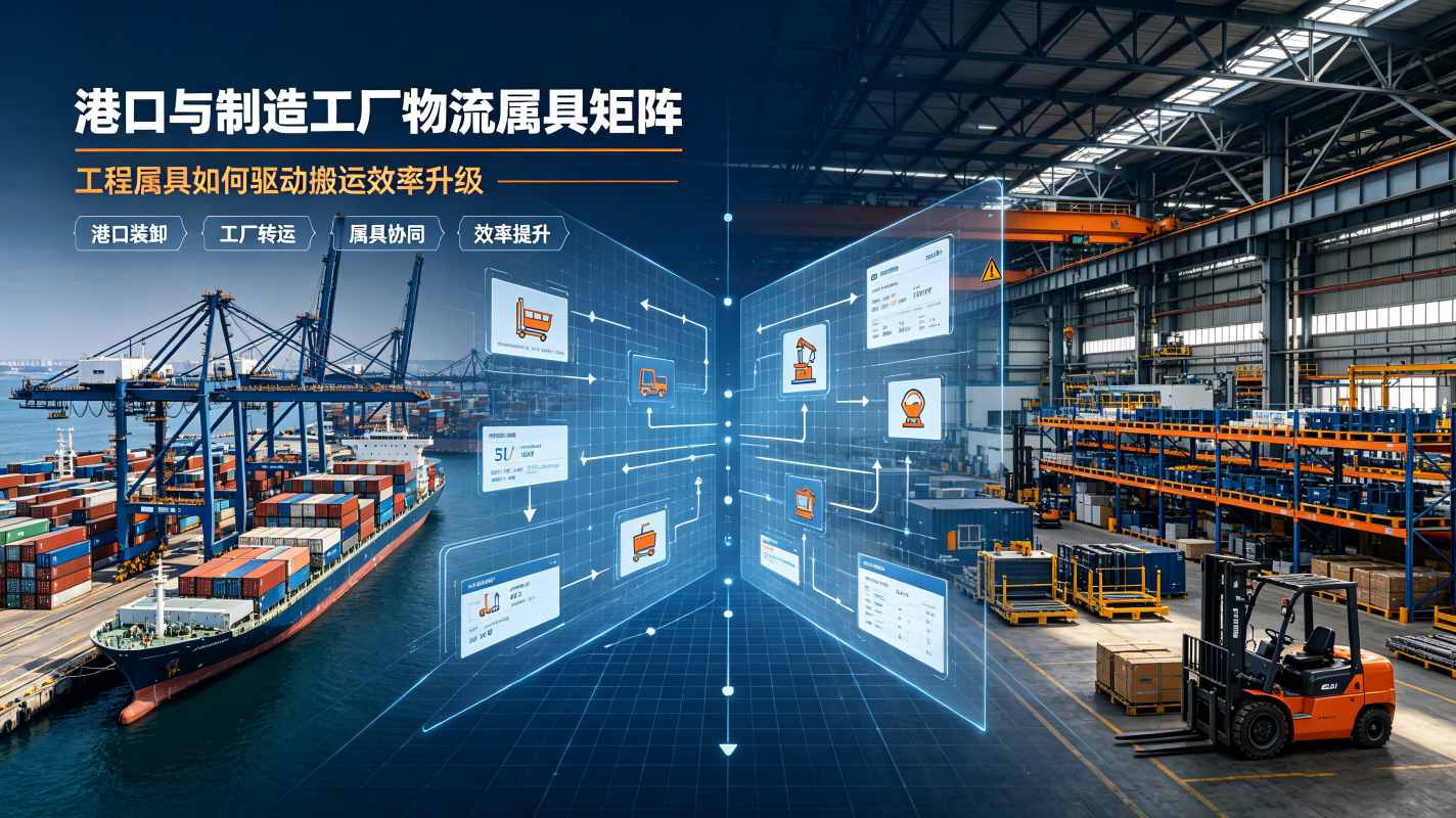港口与制造工厂物流属具矩阵：工程属具如何驱动搬运效率升级
